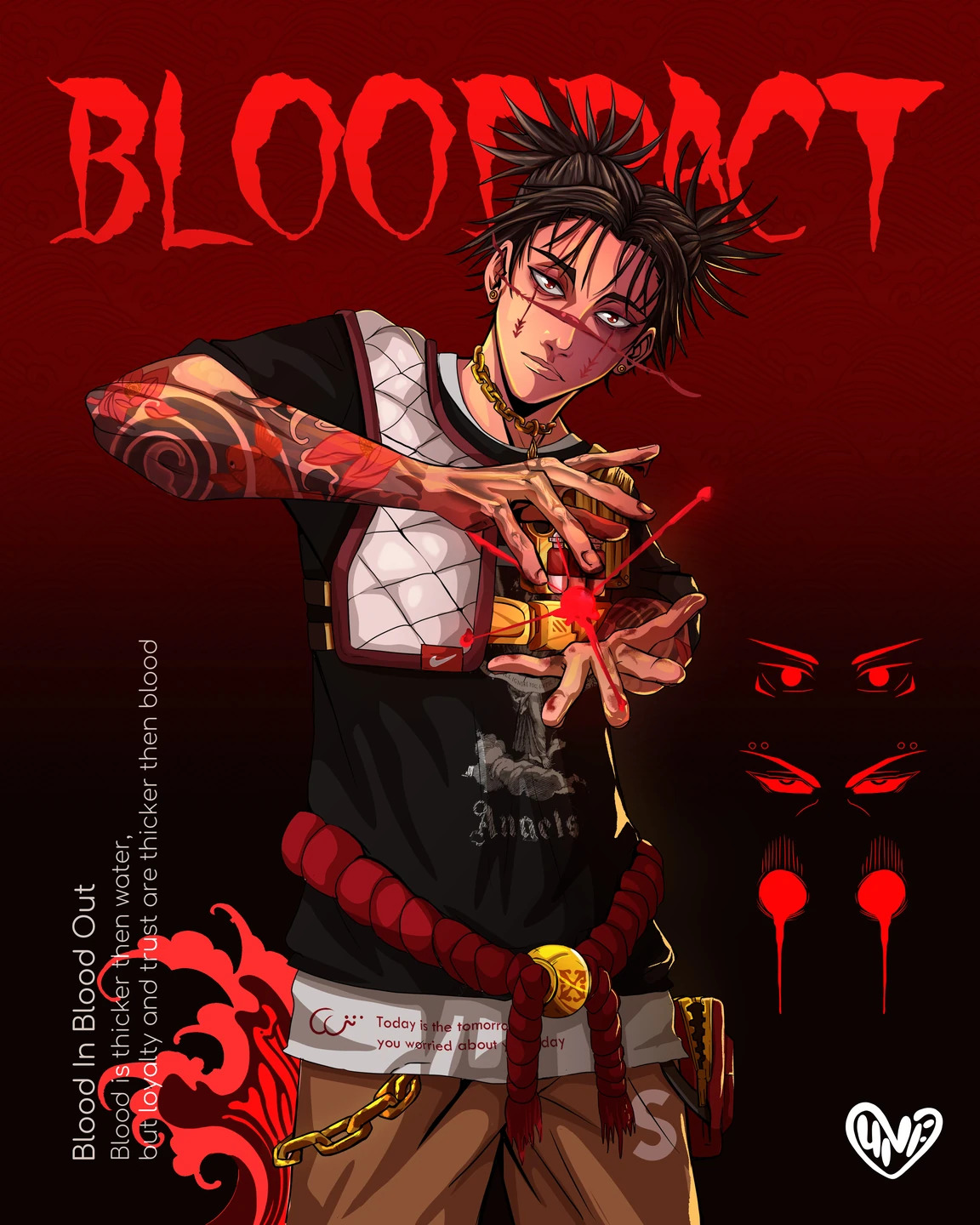 Blood pact — artwork by UNFORGOTTENKAI