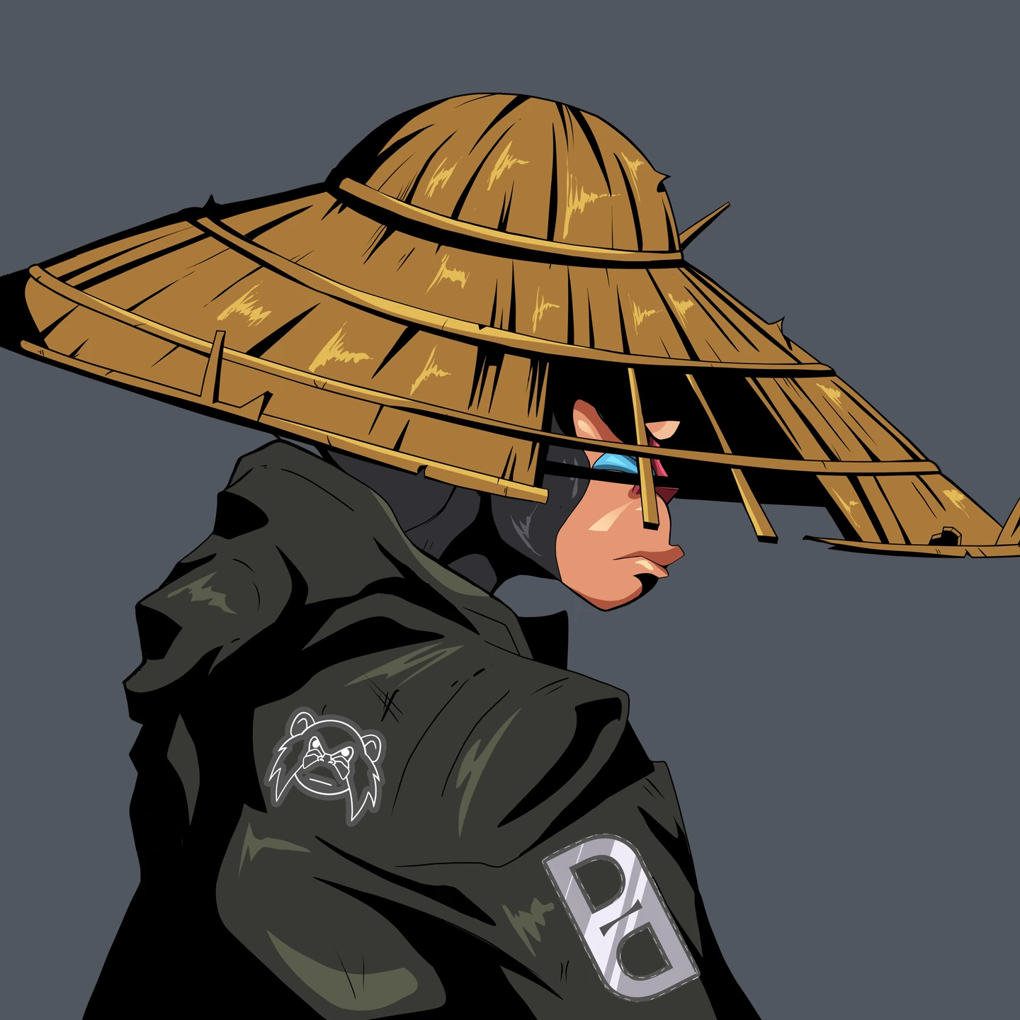 Under the brim — artwork by UNFORGOTTENKAI