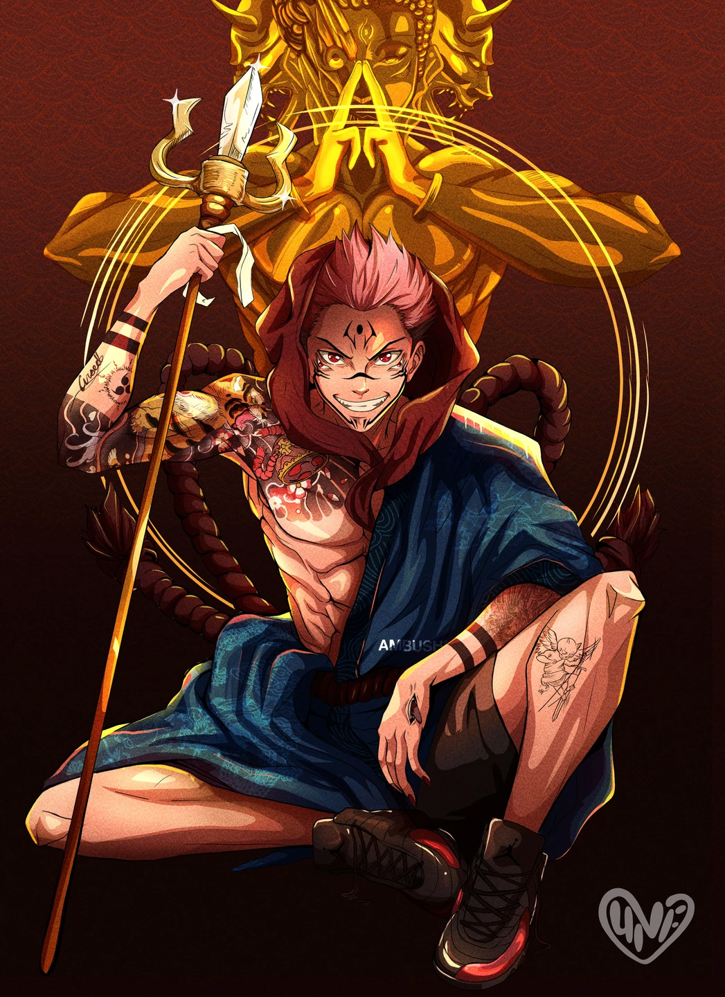 King of curses — artwork by UNFORGOTTENKAI